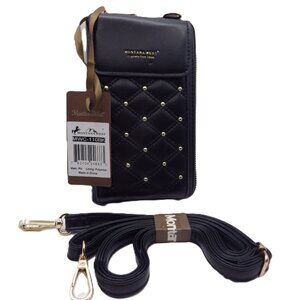 Montana West Black Crossbody Purse/ Wallet Studs/ Originally from Texas